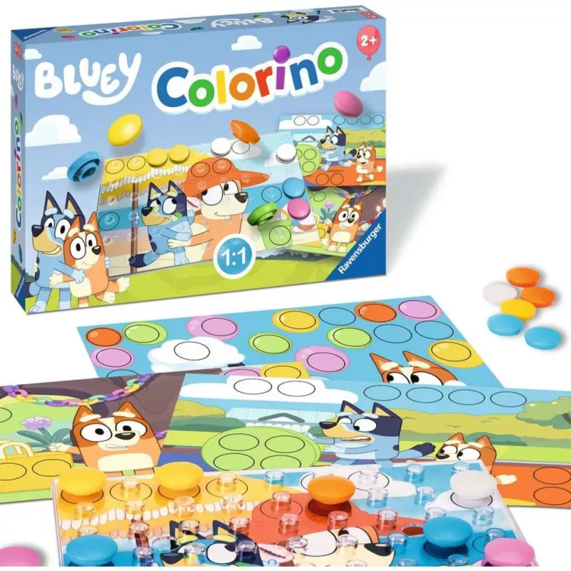 Bluey Colorino, learning game