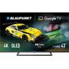 Blaupunkt QLED TV | 43QBG6000S | 43 | Smart TV | Google TV | Black