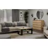 Coffee table top e shop STOLIK KAWOWY ŁAWA MODERN 2P SLIM Dąb Artisan black slats