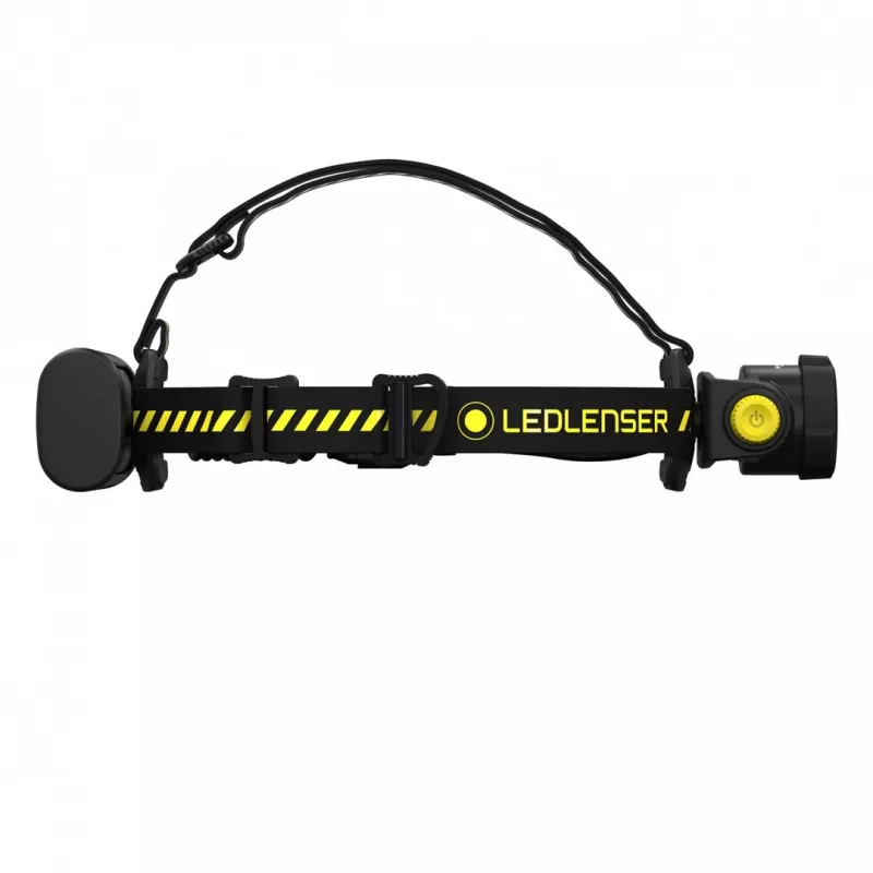 Headband flashlight Led Lenser H15R Work Black Yellow