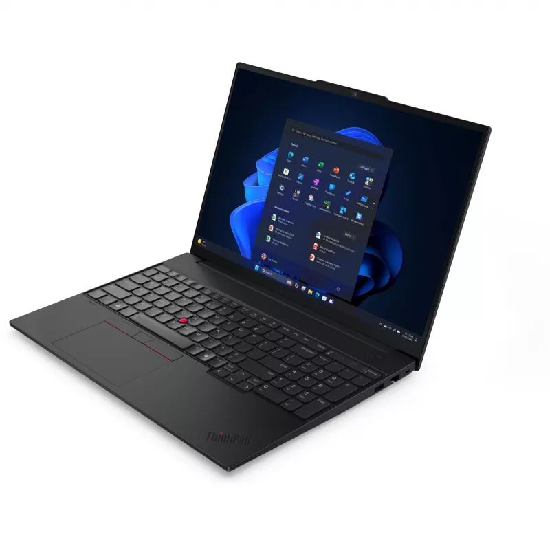 Lenovo ThinkPad E16 Gen 3 (AMD) AMD Ryzen™ 5 220 Laptop 40.6 cm (16 inch) WUXGA 32 GB DDR5-SDRAM 1 TB SSD Wi-Fi 6E (802.11ax) Windows 11 Pro German Black