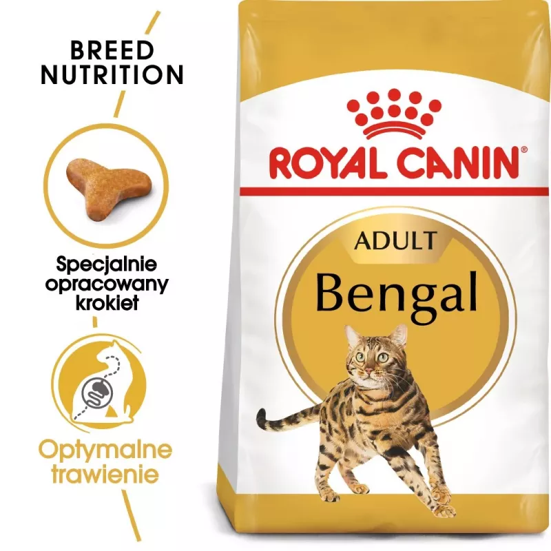 Dry Cat Food Royal Canin Bengal Adult 10 kg — Chicken, 40% Protein, 18% Fat