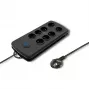 Surge Protector Qoltec 50161 Black 8 AC Outlets 230V