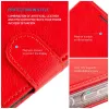 FIXED leather book case for Samsung Galaxy A36 5G — red, front-and-back protection, precise cutouts