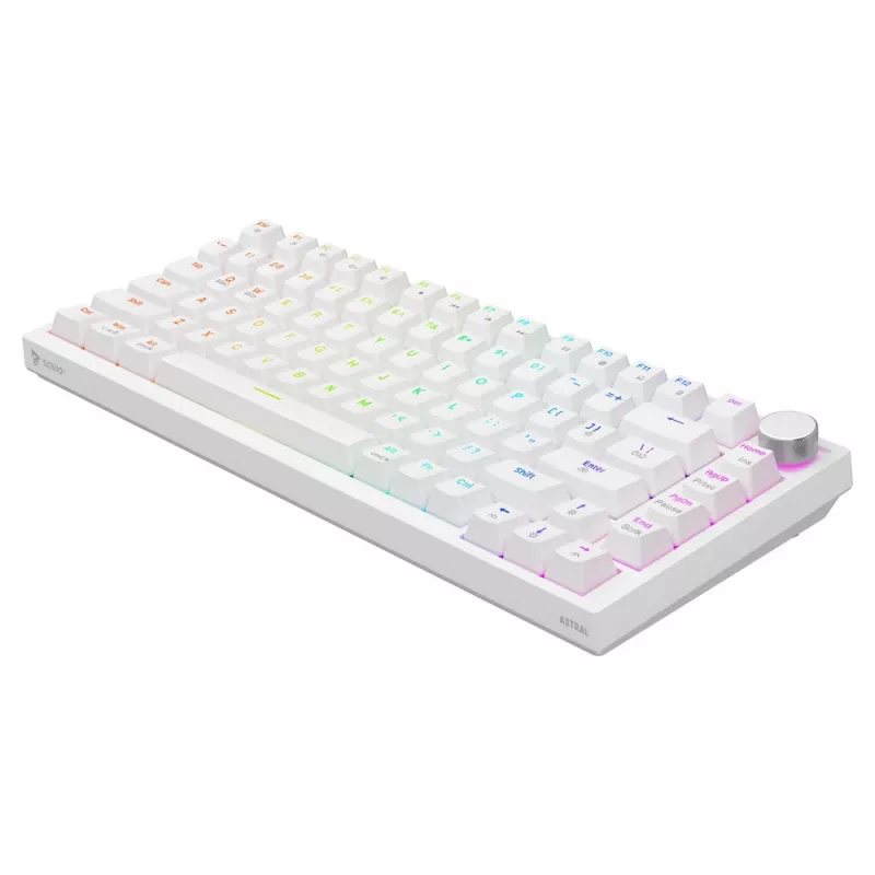 Savio ASTRAL WHITE JADE keyboard Gaming USB QWERTY US International