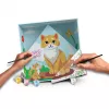 Painting kit Ravensburger CreArt Do it together — cat model, collaborative paint set