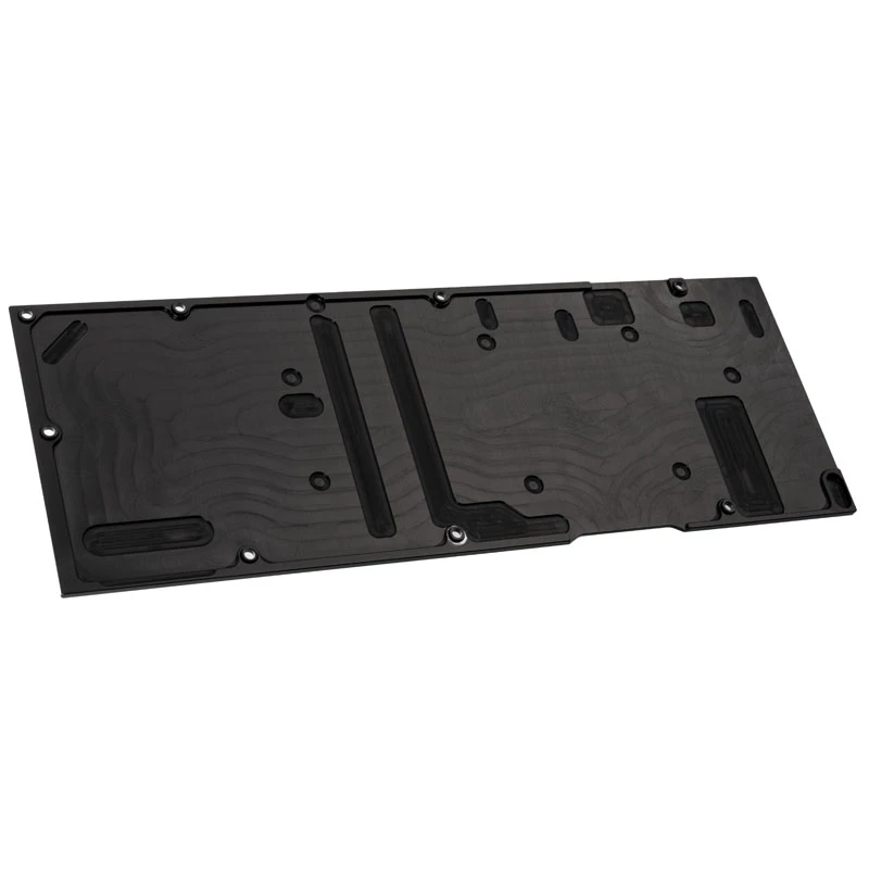 Backplate Watercool 16070 — aluminium computer cooling system part, black, 1 pc
