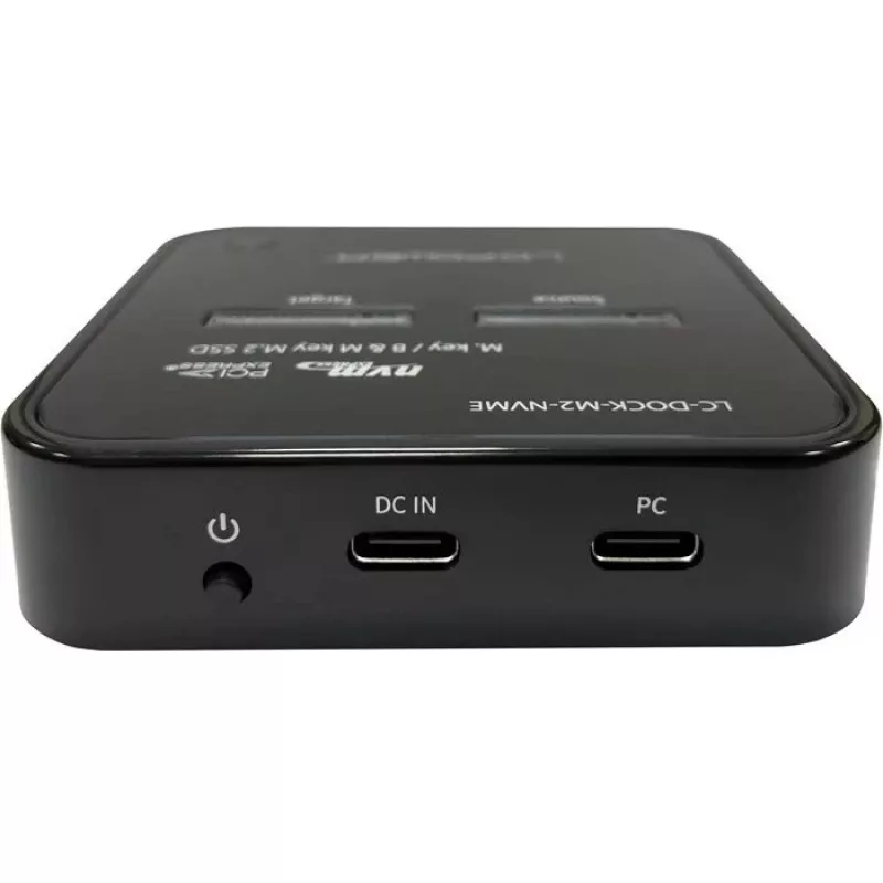 LC-Power LC-DOCK-M2-NVME Docking Station for 2x M.2 NVMe SSD