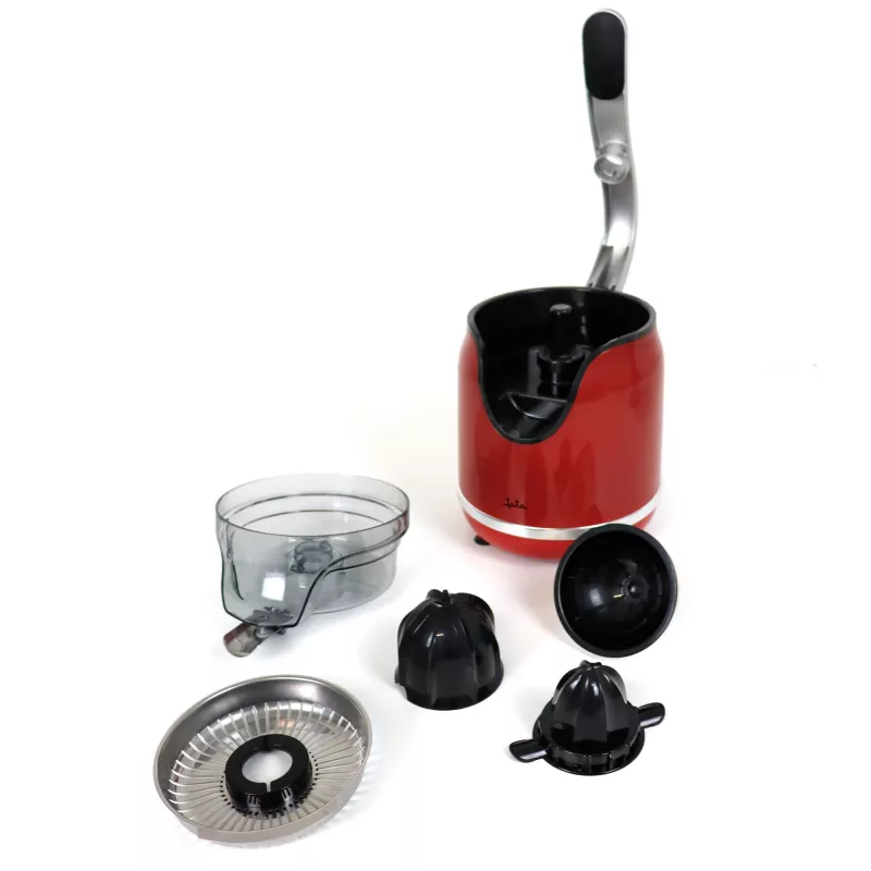 Hand juicer JATA JEEX1059 160 W Red Stainless steel 0.3 L