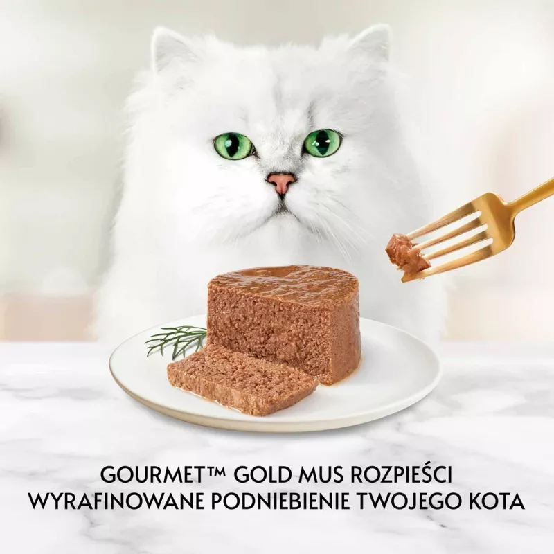 Purina Gourmet Gold Mousse with Tuna wet cat food, 85 g