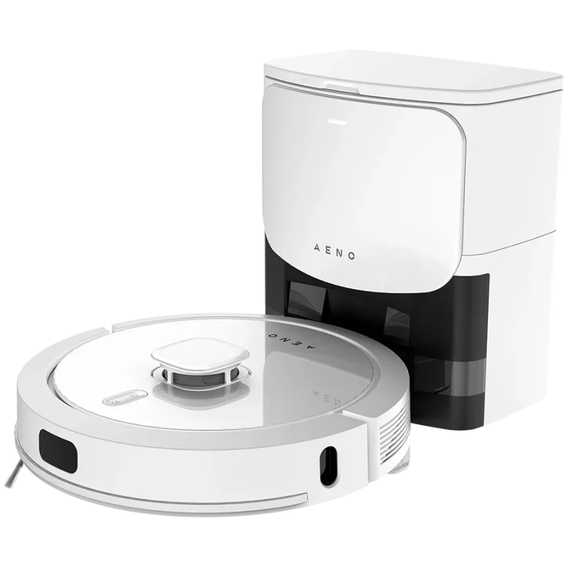 AENO Robot Vacuum Cleaner RC4S: wet & dry cleaning, smart control AENO App, HEPA filter, 2-in-1 tank