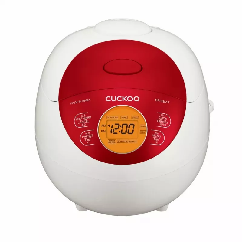 Cuckoo CR-0351F RED rice cooker 0.54 L 425 W Red, White