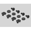 Cable rail DeLOCK 66884 Black 180mm width 482mm depth 90mm height