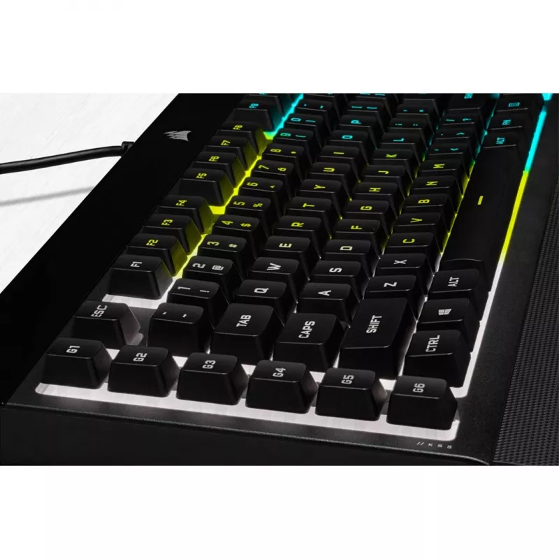 Corsair K55 RGB PRO keyboard Gaming USB QWERTZ German Black