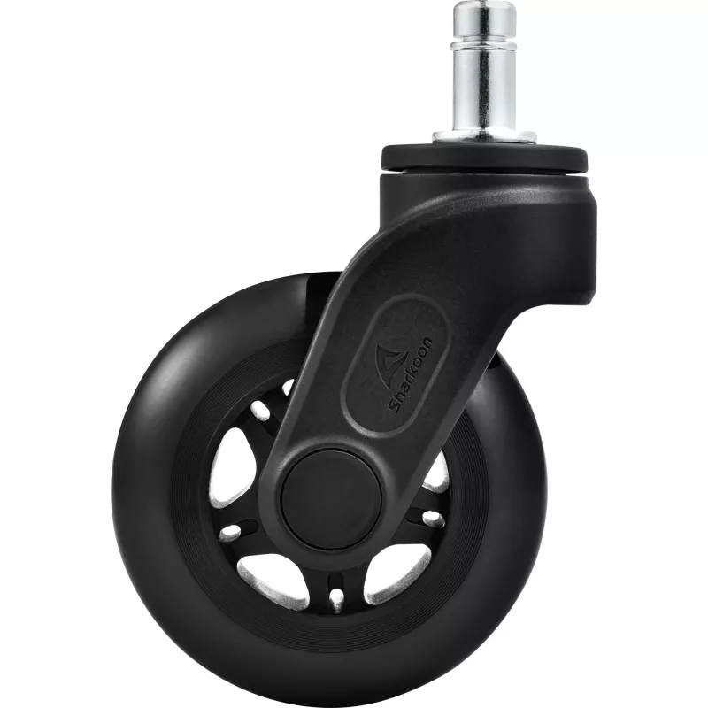 Castor wheels Sharkoon SW10 Black PU plastic