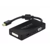 Adapter DeLOCK Mini DisplayPort 1.2 to VGA HDMI DVI Audio 4K Passive Black