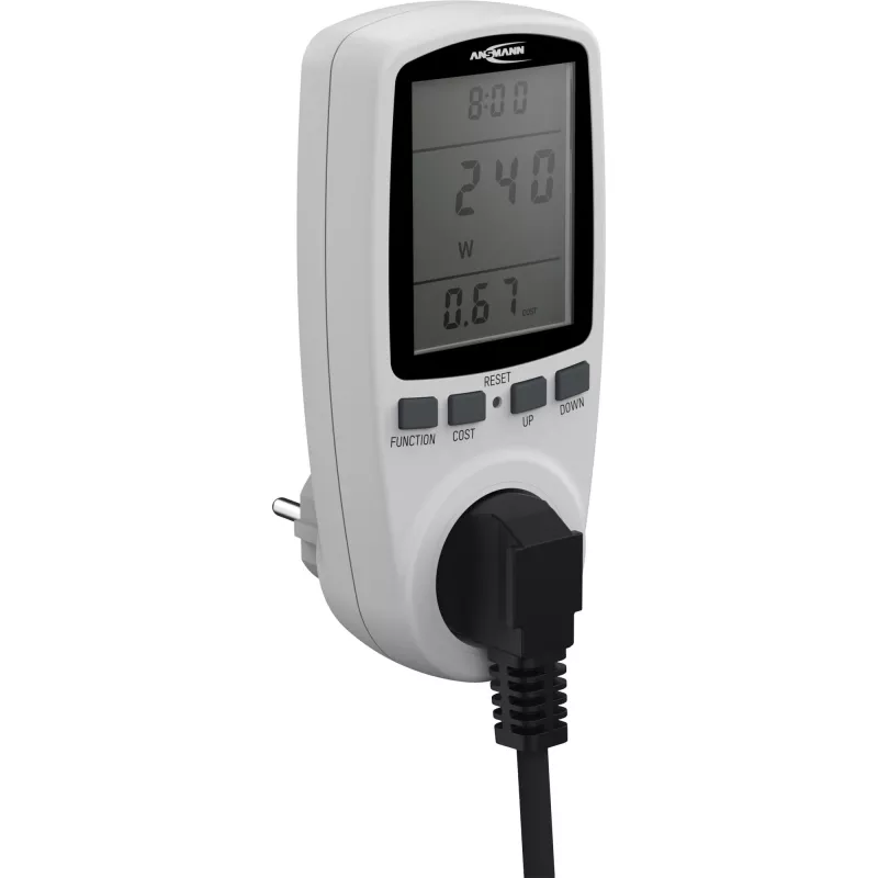 Energy cost meter ANSMANN APM2 120-0007 with LCD display