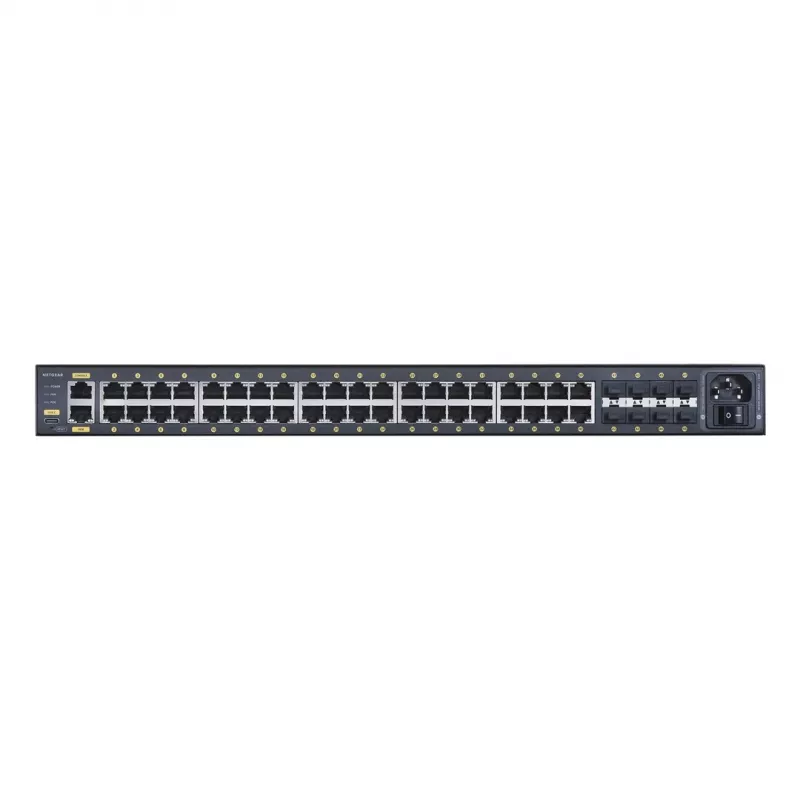 NETGEAR GSM4248PX-100EUS network switch Managed L2/L3/L4 Gigabit Ethernet (10/100/1000) Power over Ethernet (PoE) Black