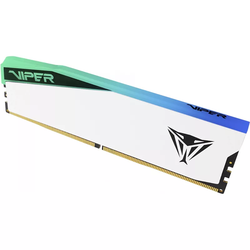DIMM 48 GB DDR5-6000 (2x 24 GB) Dual-Kit, Memory White, PVER548G60C42KW, Viper Elite 5 RGB, INTEL XMP, AMD EXPO