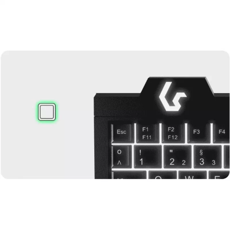 KeySonic KSK-3210ELU (DE) keyboard Home USB QWERTZ German Black