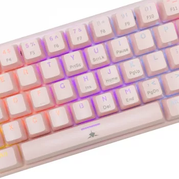 Mechanical Gaming Keyboard White Shark Wakizashi GK-002421V2 Pink US-Blue layout