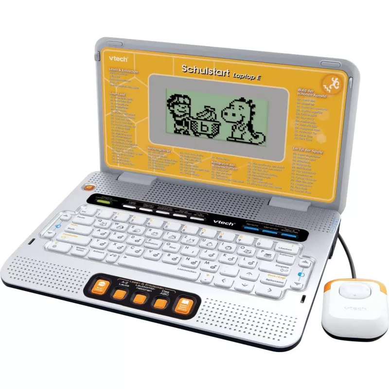 Educational Laptop VTech Schulstart Laptop E for children ages 6–8, silver, interactive learning toy
