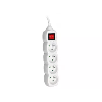 PowerWatch 3 m (4 socket) white with power switch
