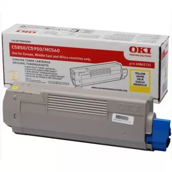 Toner OKI 43865721 up to 6000 pages Yellow