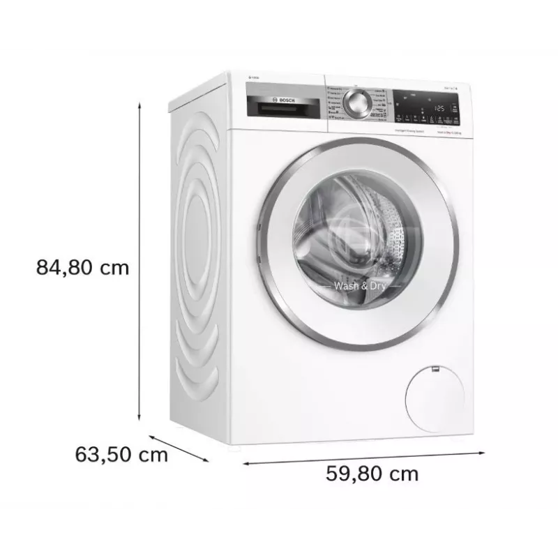 Bosch WNG254A9BY Washer Dryer 10.5 kg / 6 kg 1400 RPM White