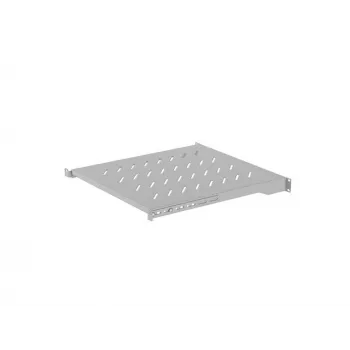 Rack shelf LANBERG 19 inch 1U 483 x 500 mm, load capacity up to 25 kg, 4-point mounting