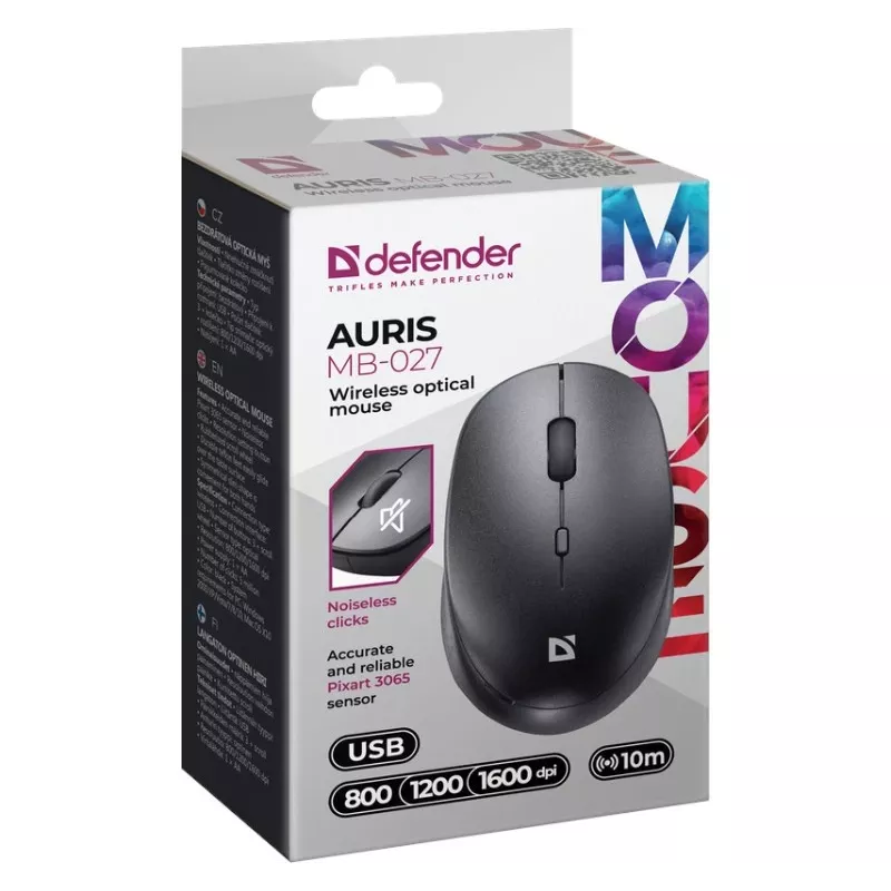 Wireless mouse DEFENDER AURIS MB-027 interface