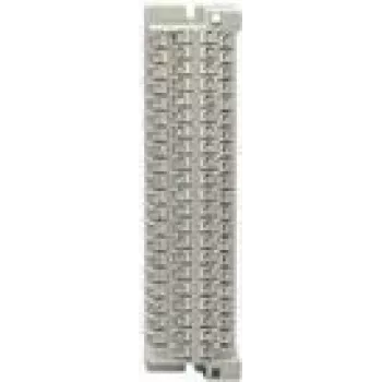 Rutenbeck AsLe B 20 S/L - Termination Block - 20 pairs with screw/solder terminals - Light Grey, RAL 7035 (260001)