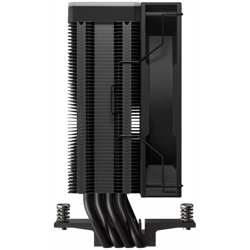 Fan DeepCool AG400 BK ARGB V2 120 mm Black — 120mm hydraulic bearing CPU cooler fan, multi-socket support