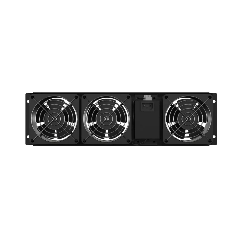 Ventilation panel LANBERG AK-1506-B 19 inch with 3 fans 230V black
