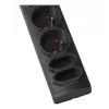 HSK DATA P& 3m power extension 5 AC outlet(s) Indoor/outdoor Black
