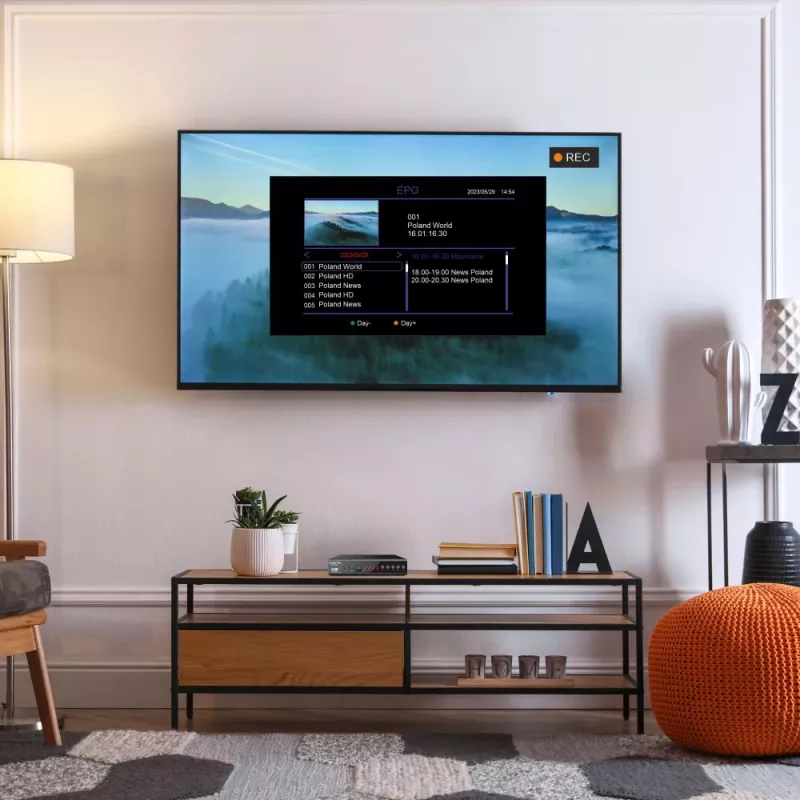 Digital TV Receiver MANTA DVBT025PRO DVB-T2 Full HD support USB recording