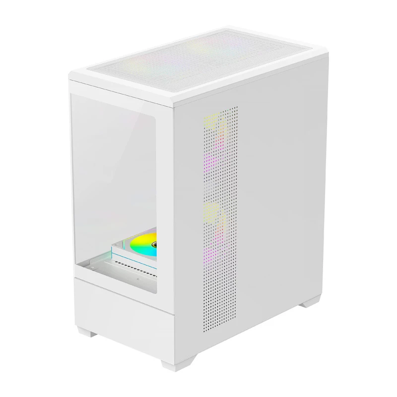 Computer case DarkFlash C365 (white) with 5 fans