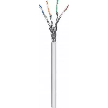 Intellinet Network Bulk Cat7 Cable, 23 AWG, Solid Wire, 100m, Grey, Copper, S/FTP, LSZH, CPR-Dca Rated, Roll