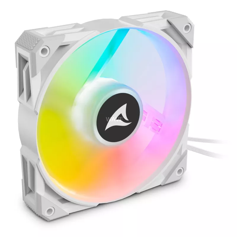 Fan Sharkoon F50 12 cm Grey White 600-2000 RPM 132 m³/h