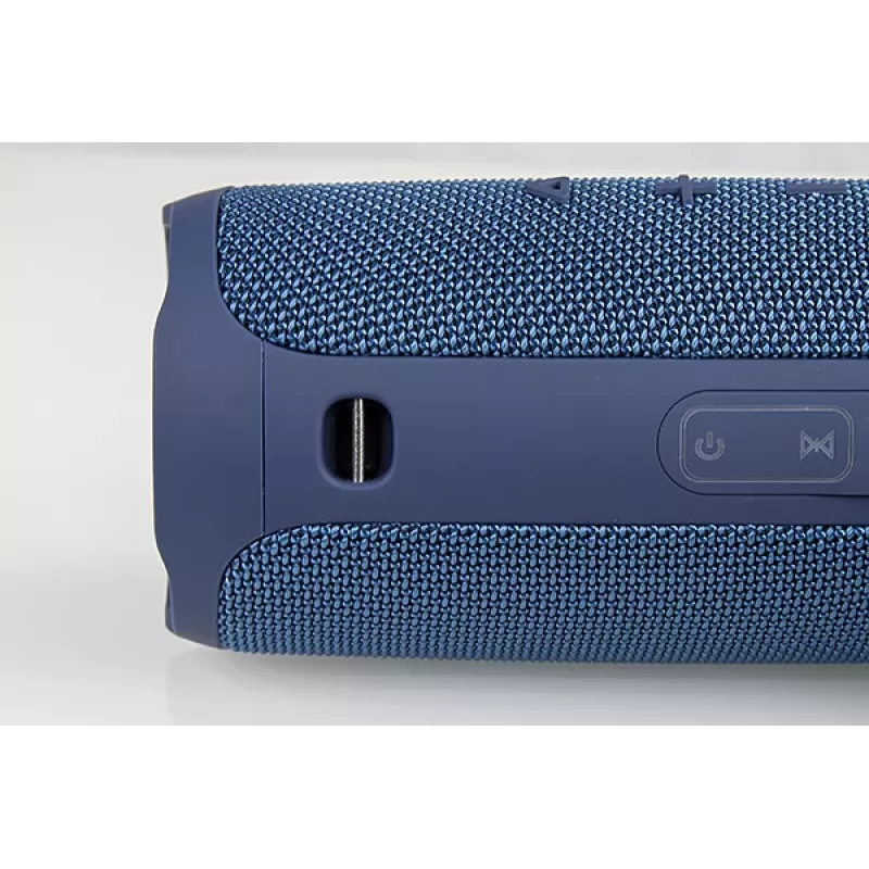Portable speaker MANTA SPK130GO BT — Bluetooth 5.0, TWS, FM, 10W RMS, rechargeable (black, 8×8×19 cm)