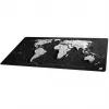 Gaming mouse pad Sharkoon SKILLER SGP40 D14, World Map design, black/white, 1000 x 500 mm