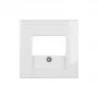 Wall plate / switch cover by berker, model 10338919, white, plastic, conventional design, 1-piece