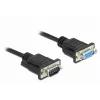 Serial Cable DeLOCK 86598 Black 5m RS-232 Sub-D9