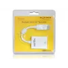 Video Cable Adapter DeLOCK 61766 0.125m VGA DisplayPort White