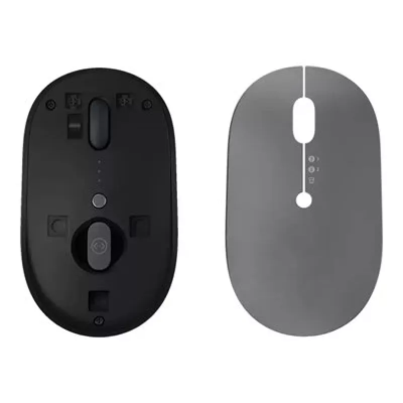 Lenovo Go Multi-Device mouse Office Ambidextrous RF Wireless + Bluetooth Optical 2400 DPI