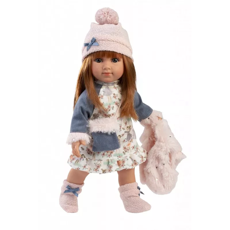 Doll Llorens Nicole 35 cm — realistic features, soft body, baby doll