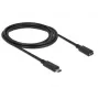 USB Cable DeLOCK SuperSpeed USB 3.2 Gen 1 2m USB C Black