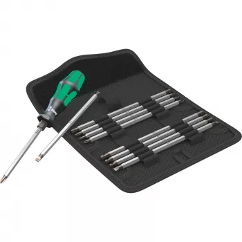 Multi-bit screwdriver Wera Werkzeug-Etui Vario-Satz 11-piece