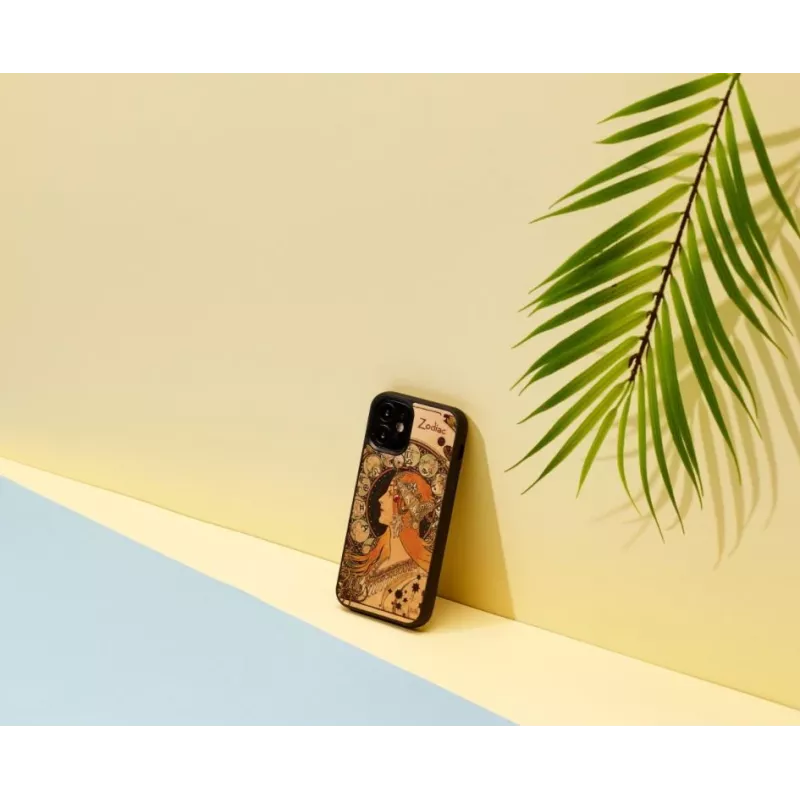Phone case Man and Wood for iPhone 12 mini — Zodiac series, black