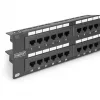 DIGITUS - Patch Panel - RJ-45 X 48 - Grey, RAL 7035 - 2U - 48 Ports (DN-91648U)